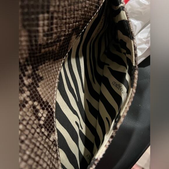 Cynthia Rowley Faux Snakeskin Leather Hobo Bag - Picture 14 of 16